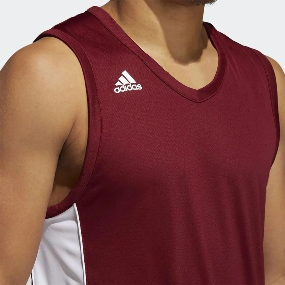Adidas Maroon Prime Game Day Basketball Jersey Size L